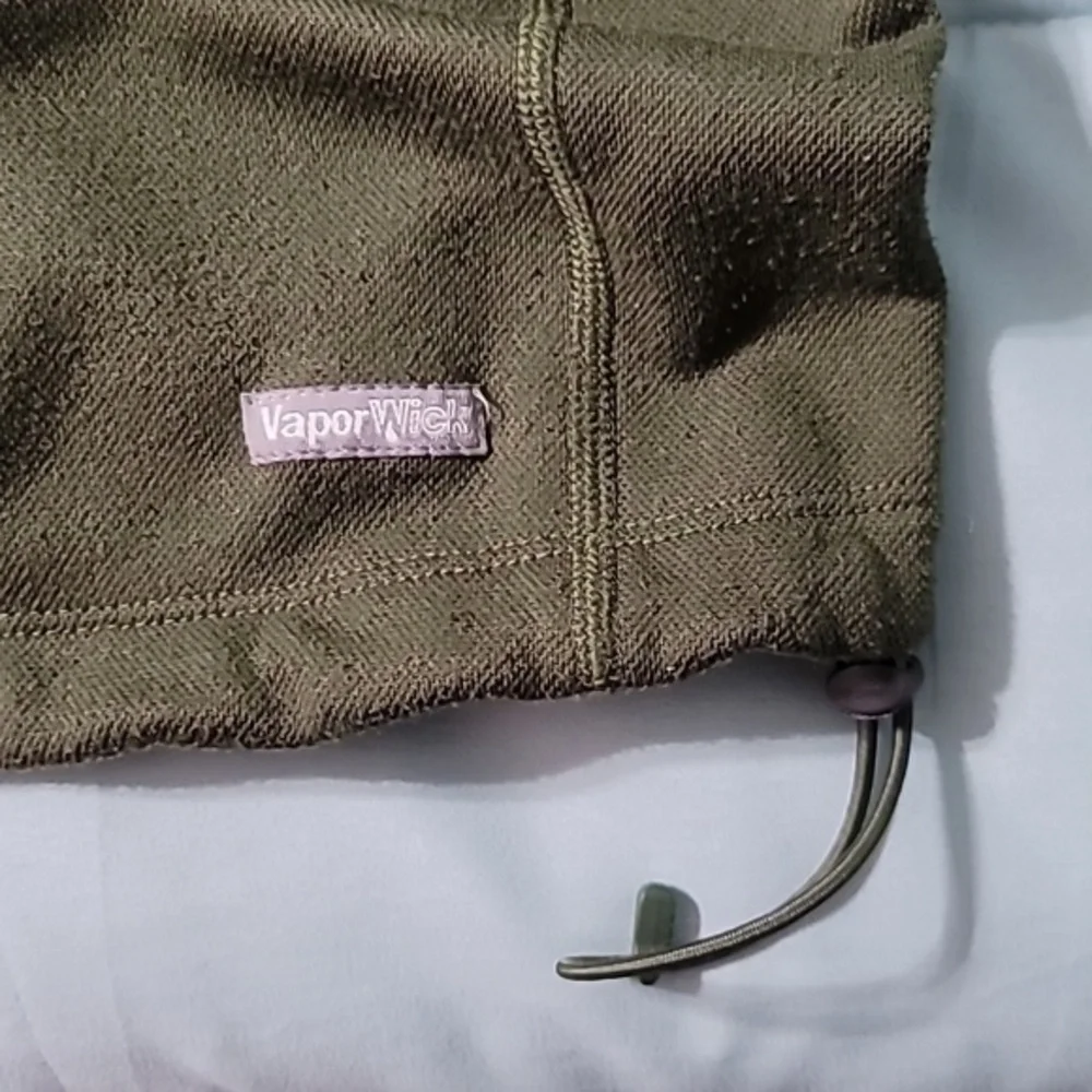 The North Face Vapor Wick Hunter Green Full Zip Fleece Jacket Men's XL‎